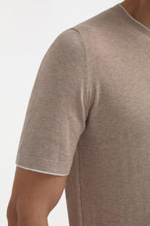 Knitted T Shirt Made In Italy