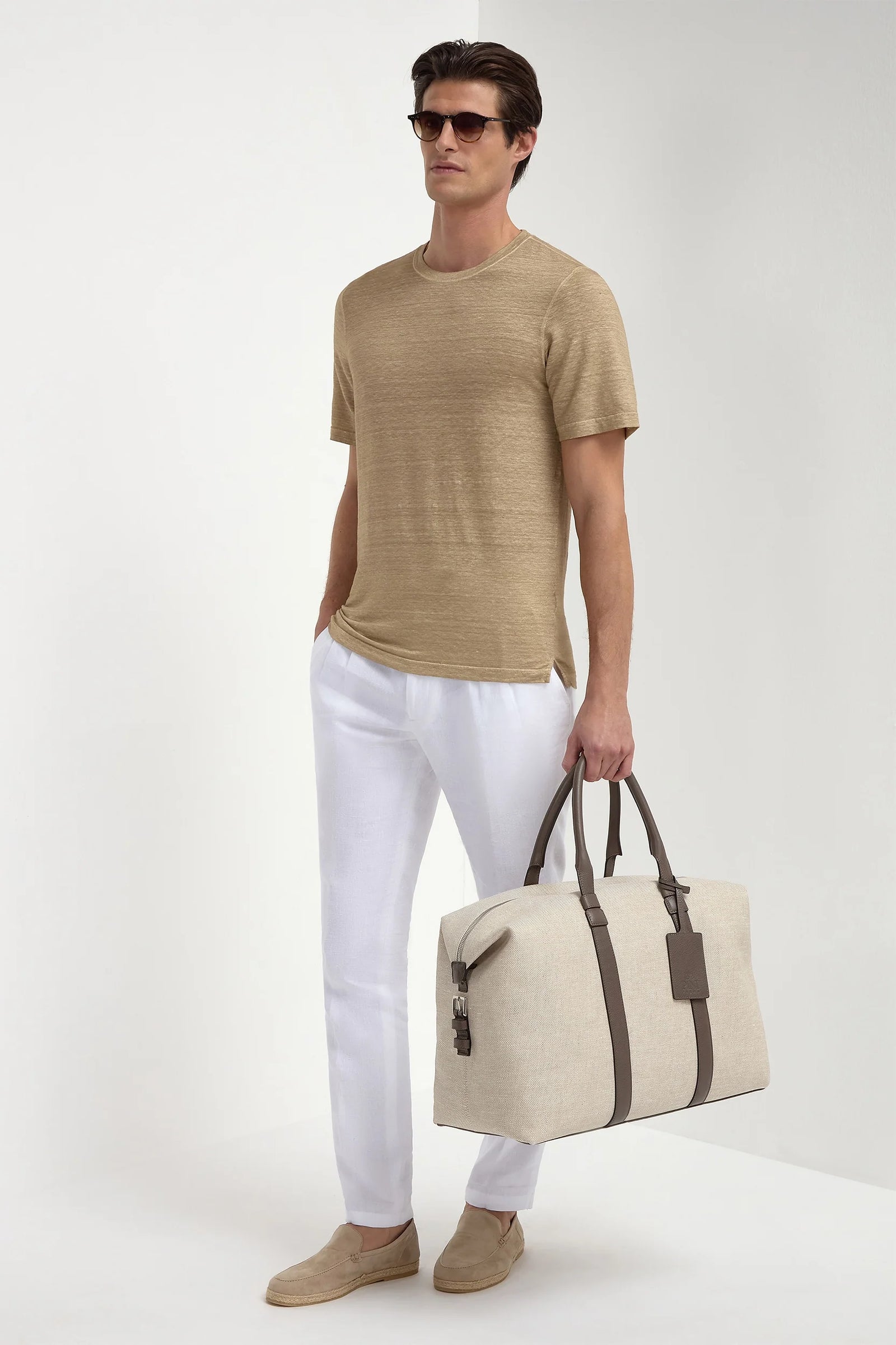 Linen T Shirt Made In Italy