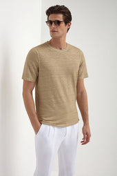 Linen T Shirt Made In Italy