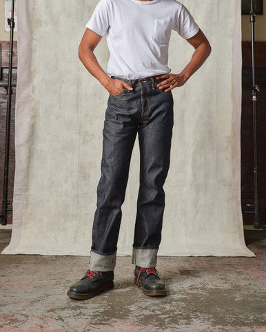 Ankara Straight Leg Selvedge Jeans 12 5 Oz