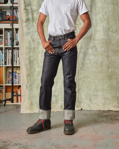 The Blubaugh Mid Rise Slim Straight Selvedge Jeans 14 75 Oz