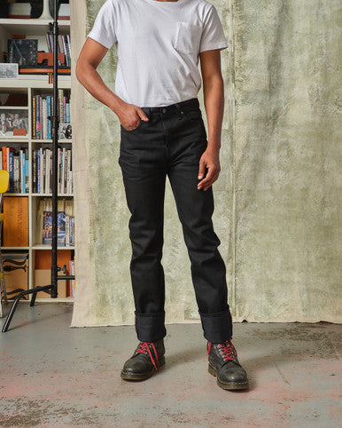 The Blubaugh Mid Rise Slim Straight Selvedge Jeans 13 5 Oz