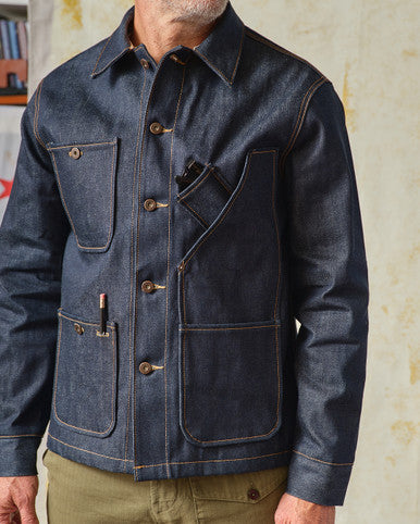 Coverall Jacket Selvedge 16 5 Oz