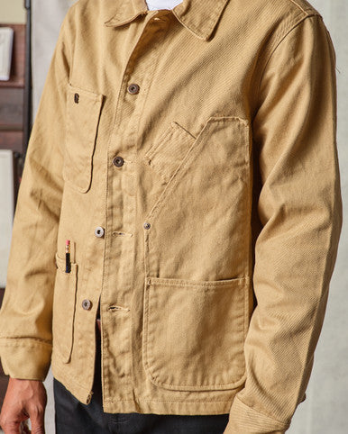 Coverall Jacket - Garment Dyed British Tan