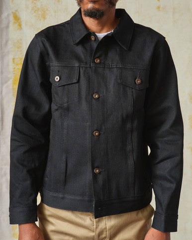 Jacket Black Japanese Selvedge 13 5 Oz