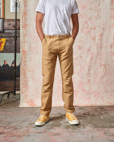 Fatigue Pant British Tan Sateen Original Tapered Leg