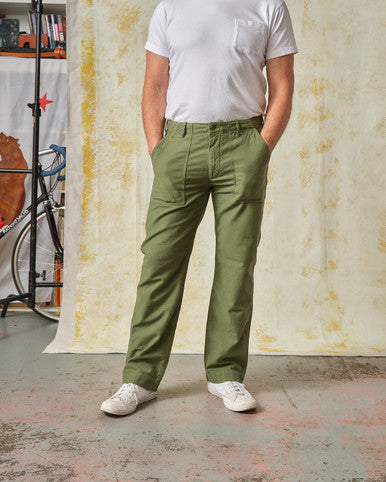 Fatigue Pant Sateen Straight Leg