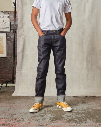 Ladbroke Grove Slim Tapered Selvedge Organic Natural Jeans 14 5 Oz