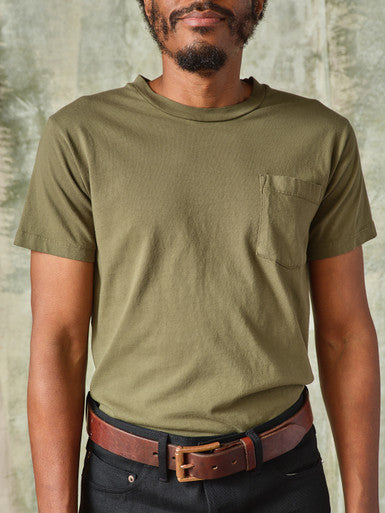 Pocket Tee Olive