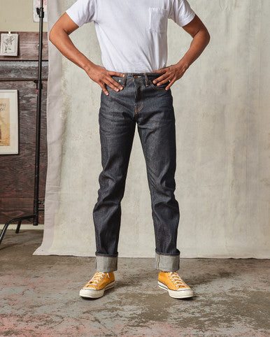 Sheffield Straight Tapered Selvedge Jeans 12 5 Oz