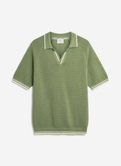 Tennis Boxy Knitted Polo Cotton