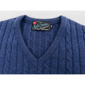 Terrence Cashmere Sweater - Yale Blue