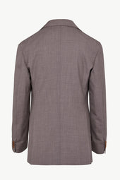 Alfonso Blazer In Merino Wool Grisaille