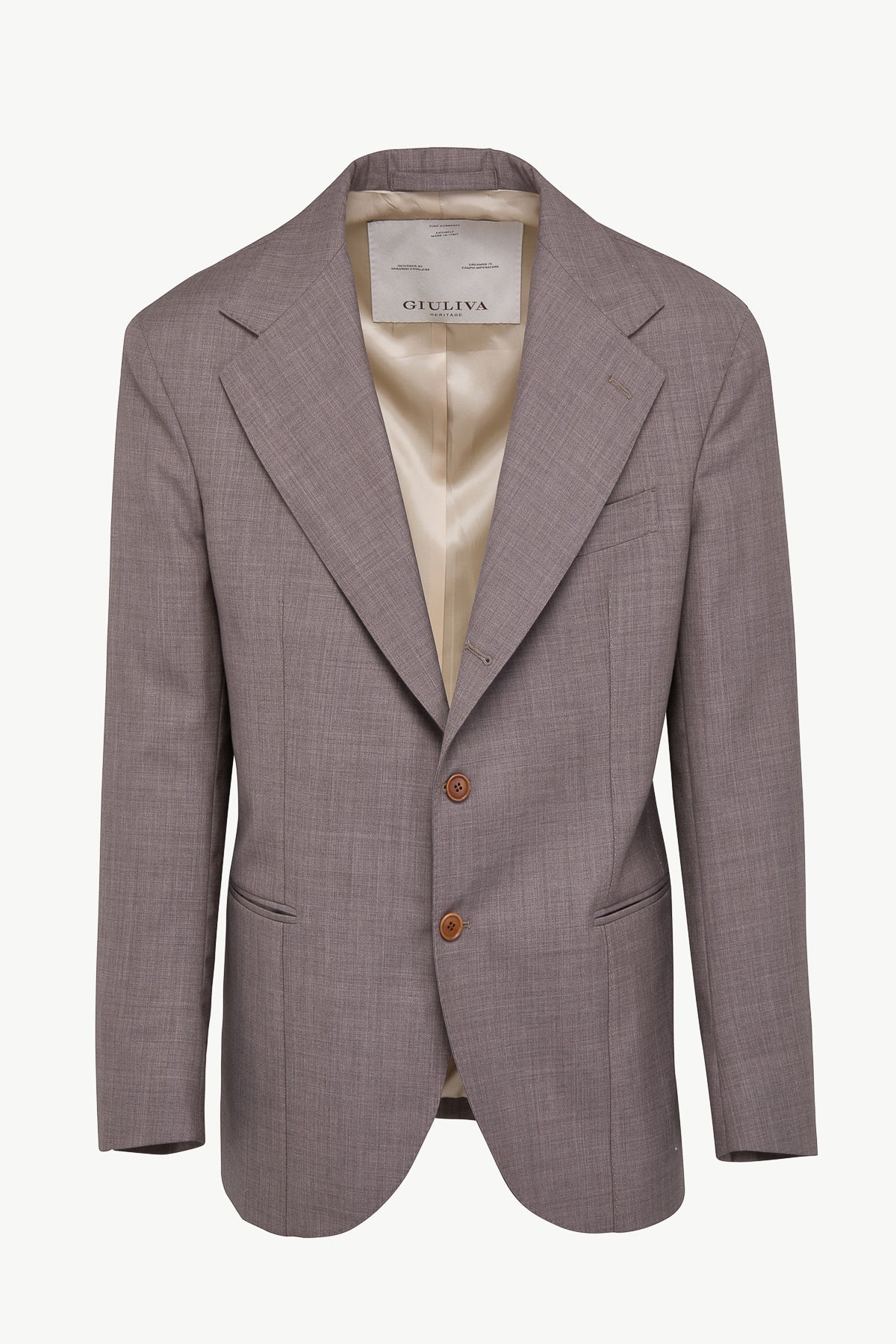 Alfonso Blazer In Merino Wool Grisaille