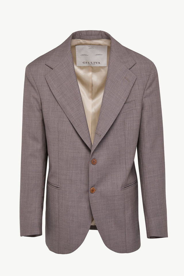 Alfonso Blazer in Merino Wool Grisaille