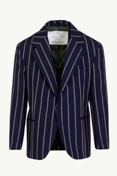 Alfonso Blazer in Wool Pinstripe