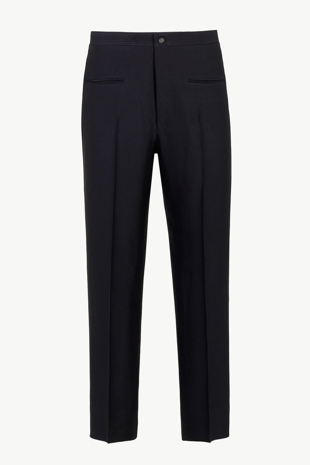 Amedeo Trousers in Textured Silk Blend