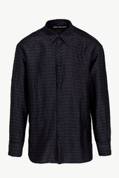 Andreas Shirt in Silk Blend Stripes