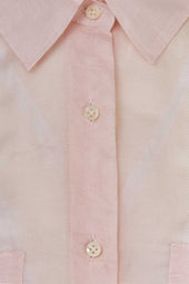 Carla Shirt In Linen And Silk