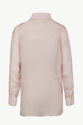 Carla Shirt In Linen And Silk