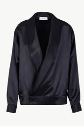 Cassio Shirt in Silk and Viscose Satin