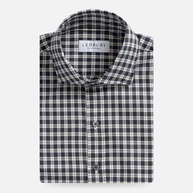 The Charcoal Thomas Mason Hartney Flannel Casual Shirt