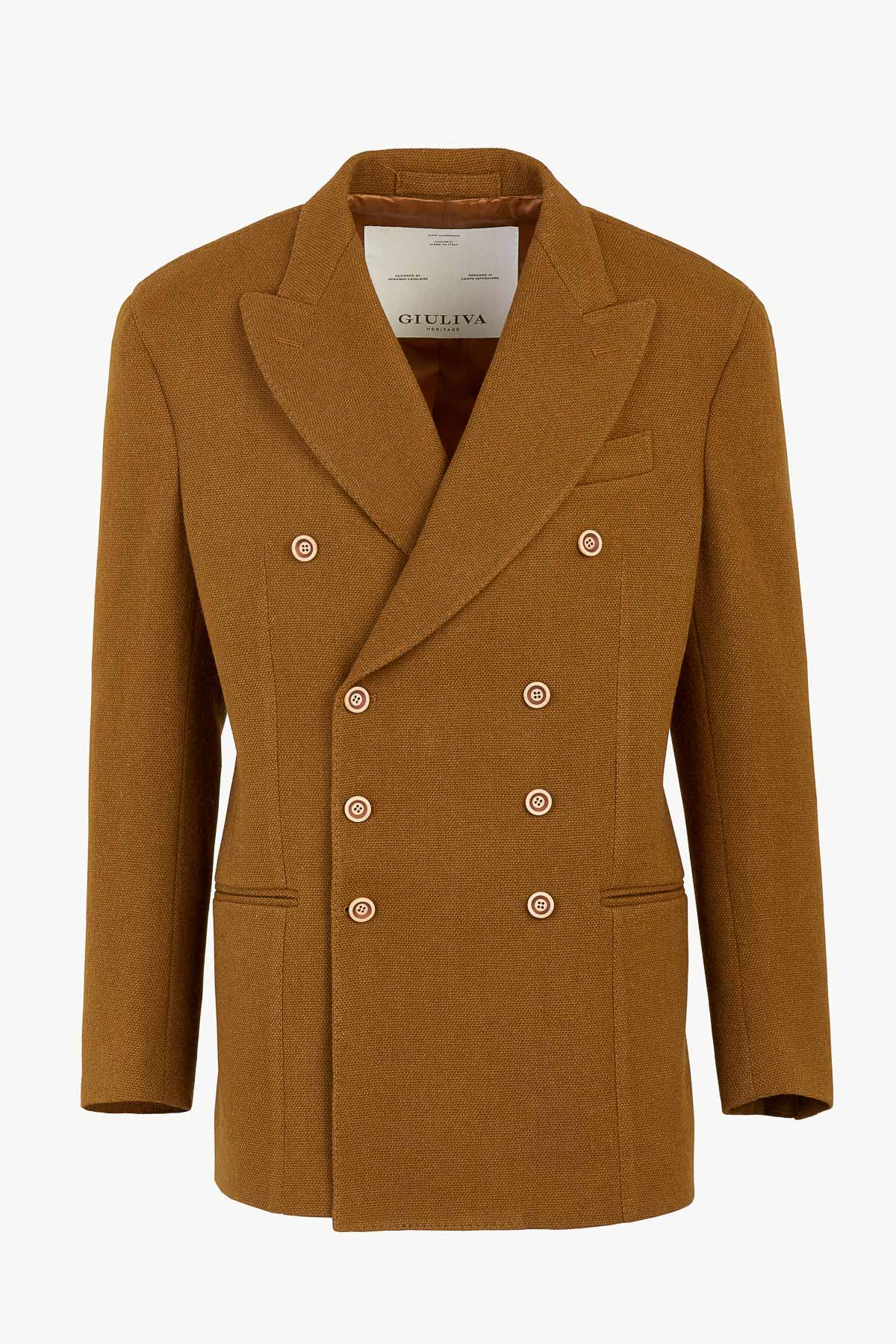 Charles Blazer In Virgin Wool Hopsack