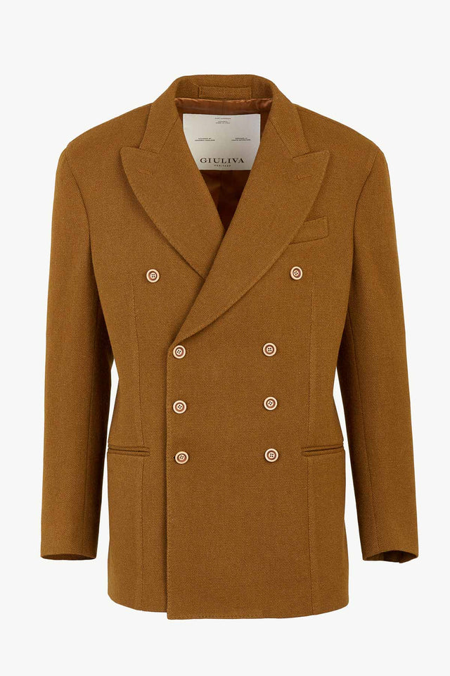 Charles Blazer in Virgin Wool Hopsack