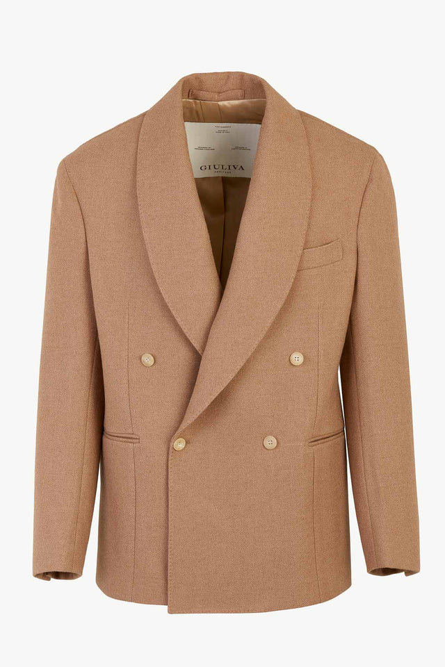 David Blazer in Herringbone Camel