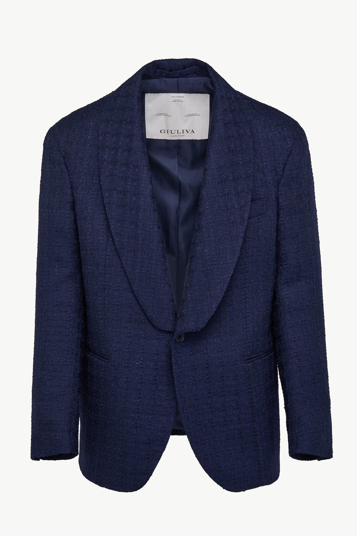 Gaspare Blazer In Wool Blend Boucl