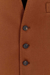 Giano Waistcoat In Wool Drill