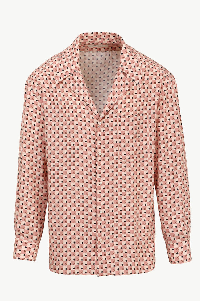 Giovanni Shirt in Silk Print