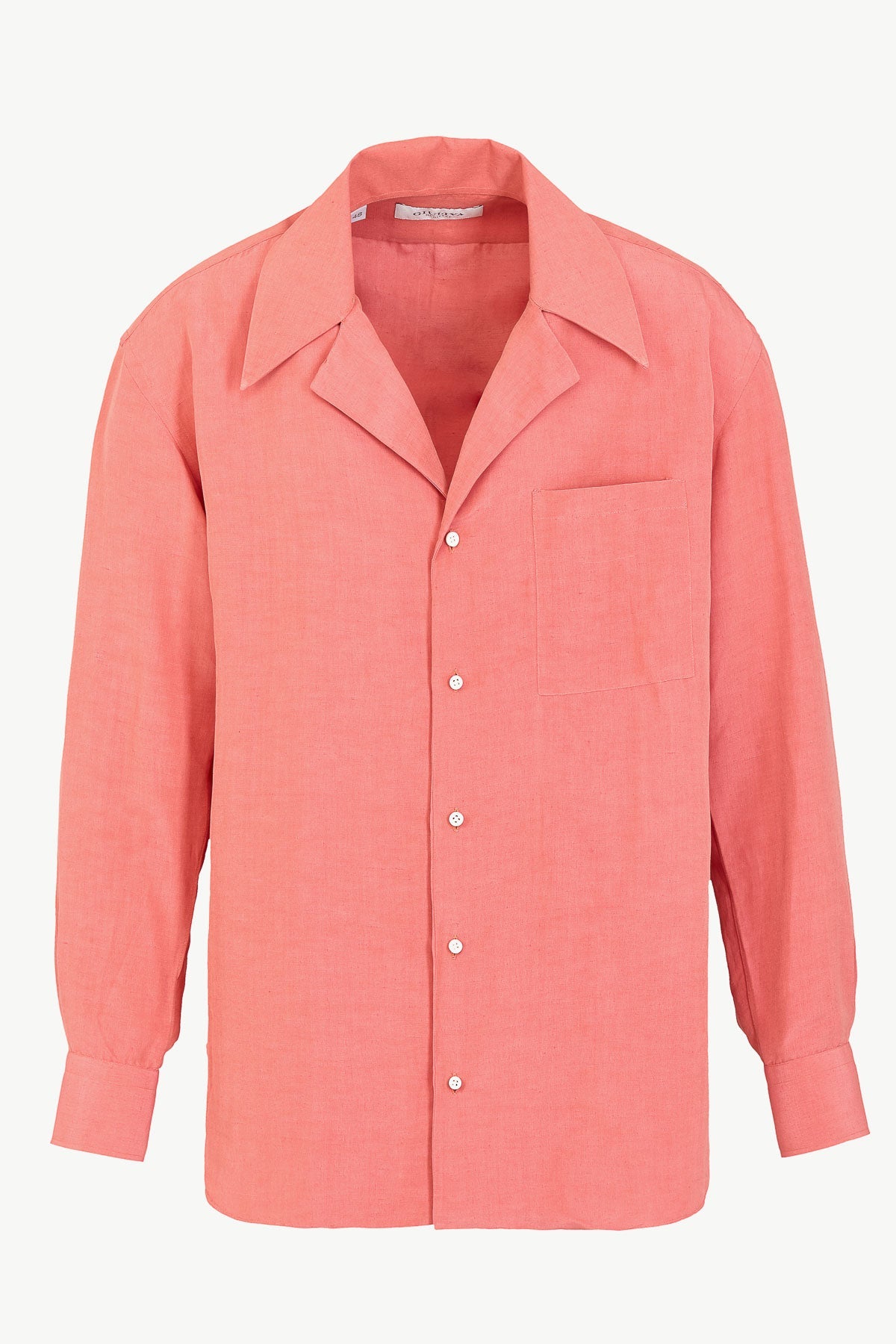 Giovanni Shirt In Linen And Silk