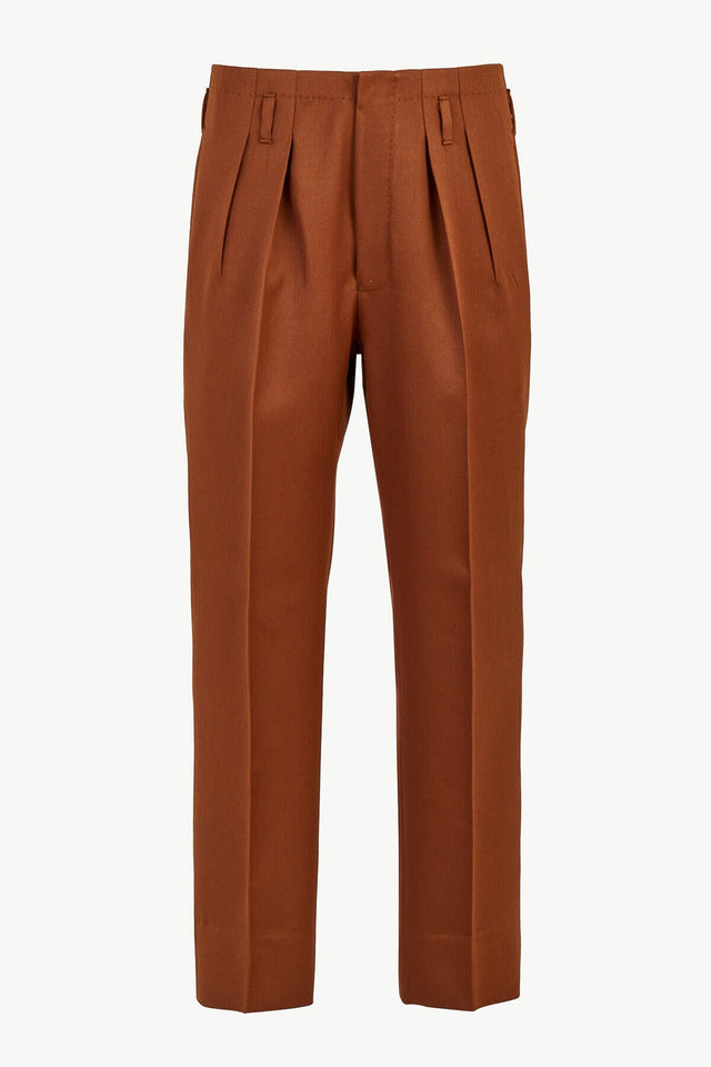 Gustavo Trousers in Wool Drill