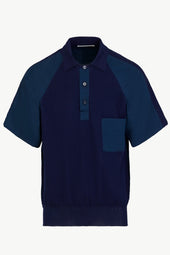 Luke Polo in Knit and Cotton