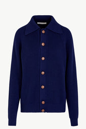 Nino Cardigan in Ribbed Wool Knit