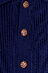Nino Cardigan In Ribbed Wool Knit