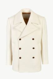 Ottone Coat in Textured Wool