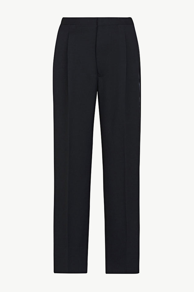 Smoking Trousers in Wool Barathea