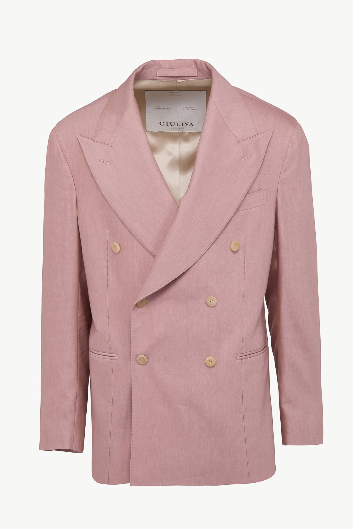 Stefano Blazer In Linen Wool Blend