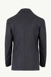 Stefano Blazer In Wool Pinstripe