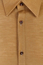 Taddeo Polo Shirt In Wool And Alpaca