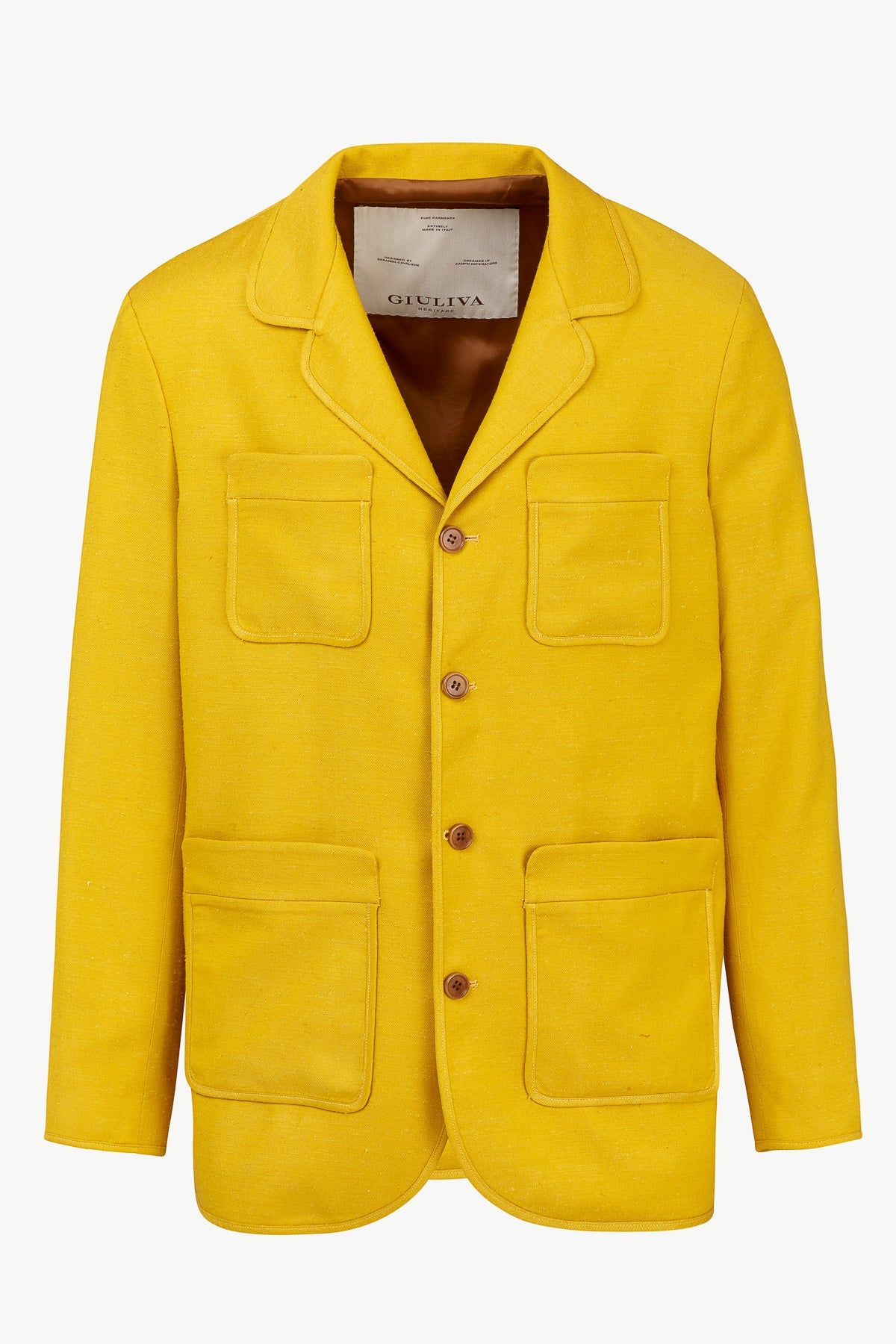 Tito Jacket In Shantung Silk