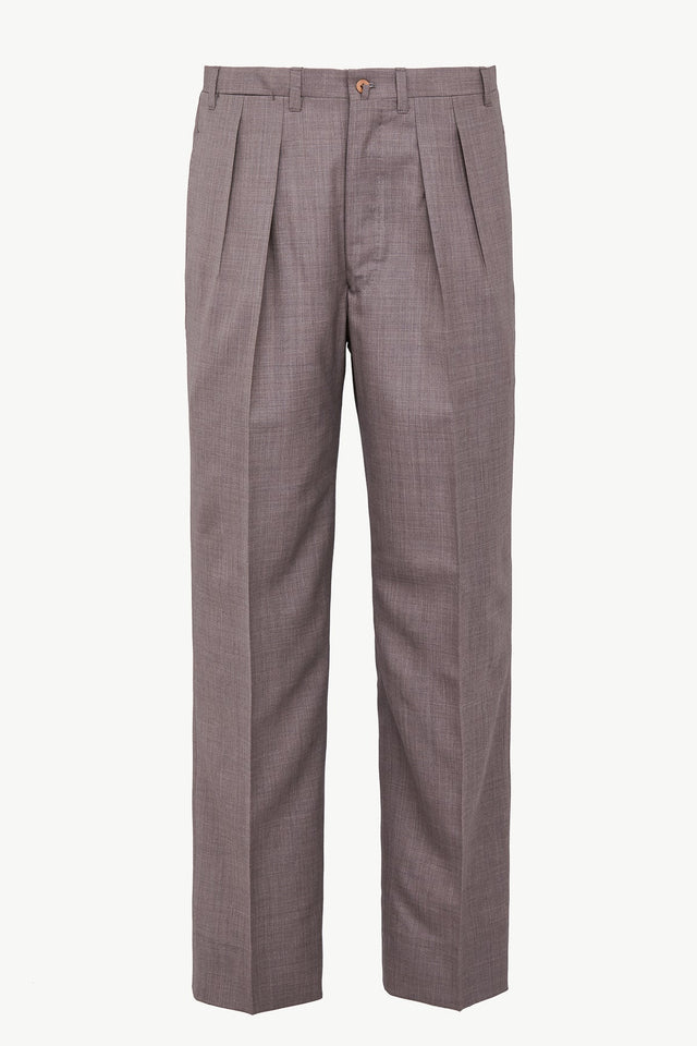 Umberto Trousers in Merino Wool Grisaille