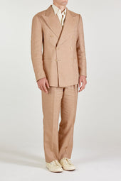 Stefano Blazer In Linen And Alpaca
