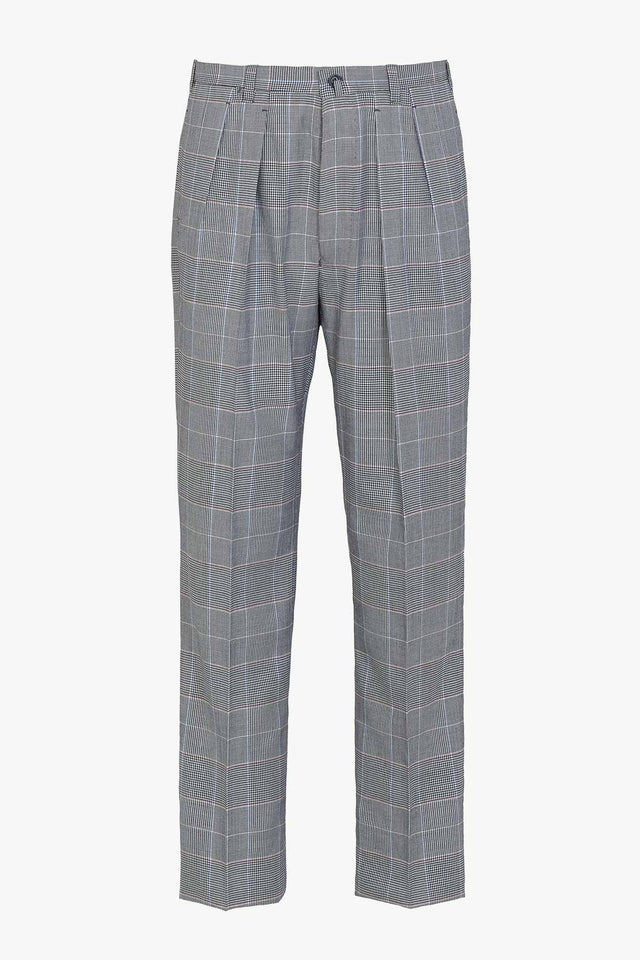 Umberto Trousers in Wool Check