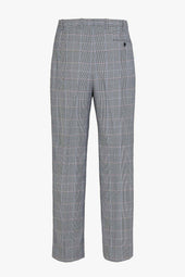 Umberto Trousers In Wool Check