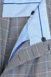 Umberto Trousers In Wool Check