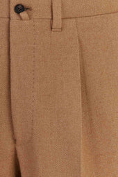 Vito Trousers In Herringbone Camelhair