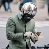 Men S The Suited Racer Touchscreen Crochet Back Leather Driving Gloves